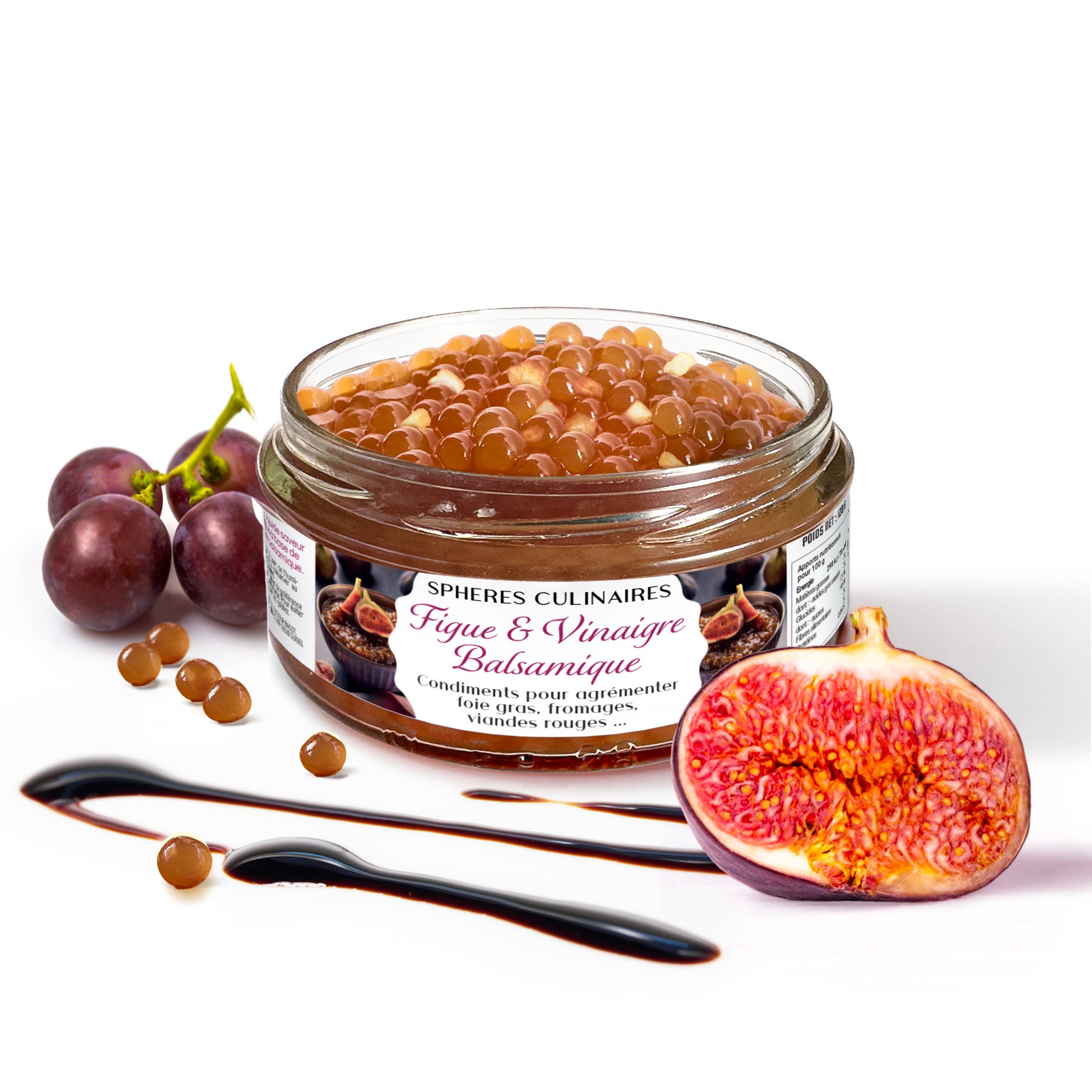 Kulinarische Kugeln 120g - Feigen- und Balsamico-Essig