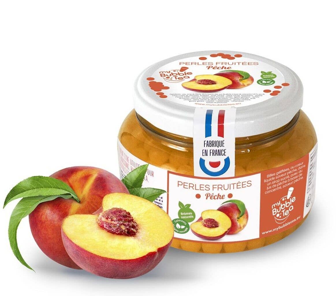 Bubble Tea Fruchtperlen Pfirsich 240g