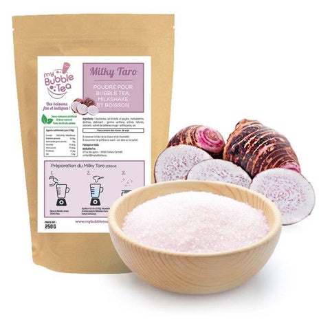 Bubble Tea Milky Taro-Pulver 250g