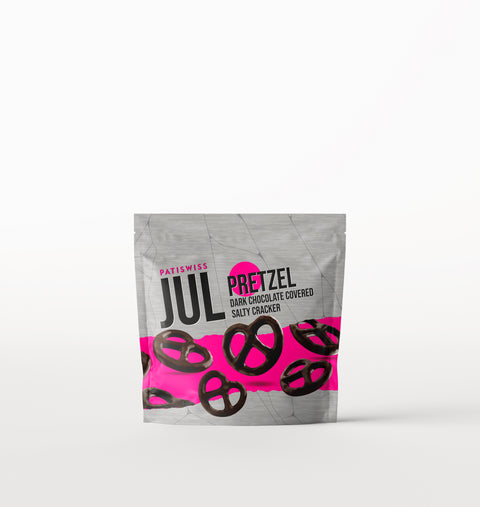 JUL PRETZEL CHOCOLATE COVERED SALTY CRACKER 110G