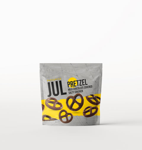 JUL PRETZEL CHOCOLATE COVERED SALTY CRACKER 110G