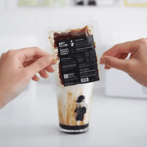 Bubble Tea Set Schokoladen-Milchtee für 10 Portionen