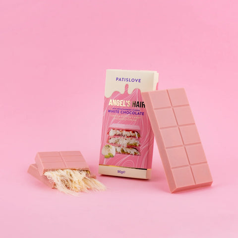 ANGEL’S HAIR WHITE CHOCOLATE TURKISH COTTON CANDY PISTACHIO CREAM 180G