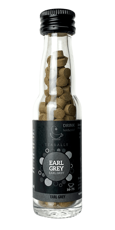 TEABALLS - Earl Grey | BLACK SELECTION | 30-75 Tassen - TEABALLS OFFICIAL | TEABALLS Schweiz | Tee ohne Beutel