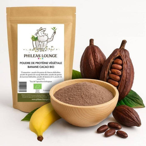Pflanzliches Proteinpulver - Bio-Banane Kakao