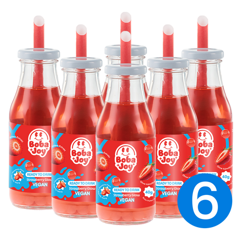 BOBAJOY Ready to Drink Strawberry Glow