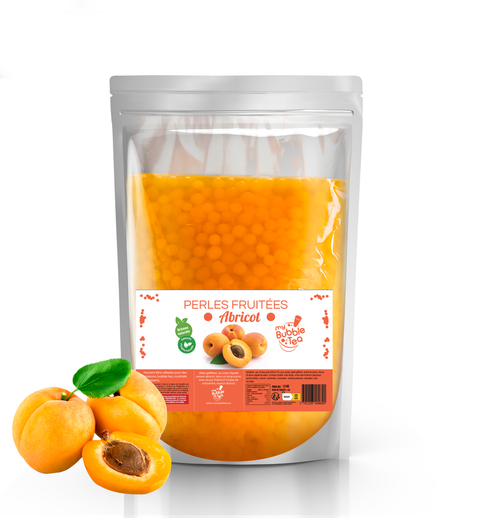 Aprikose Popping Boba 1,5 kg – Fruchtperlen für Bubble Tea Grosspackung kaufen
