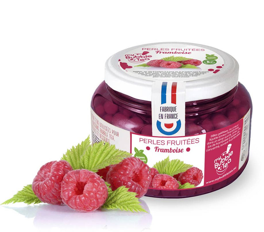 Himbeere Popping Boba 240g – Fruchtperlen für Bubble Tea aus Frankreich