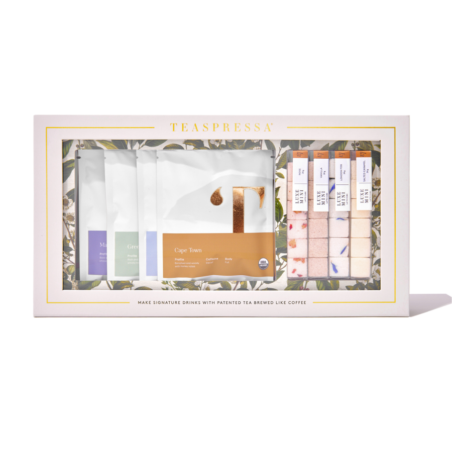 Tea Latte Probierset – Matcha Rubin Golden Latte Komplett-Set