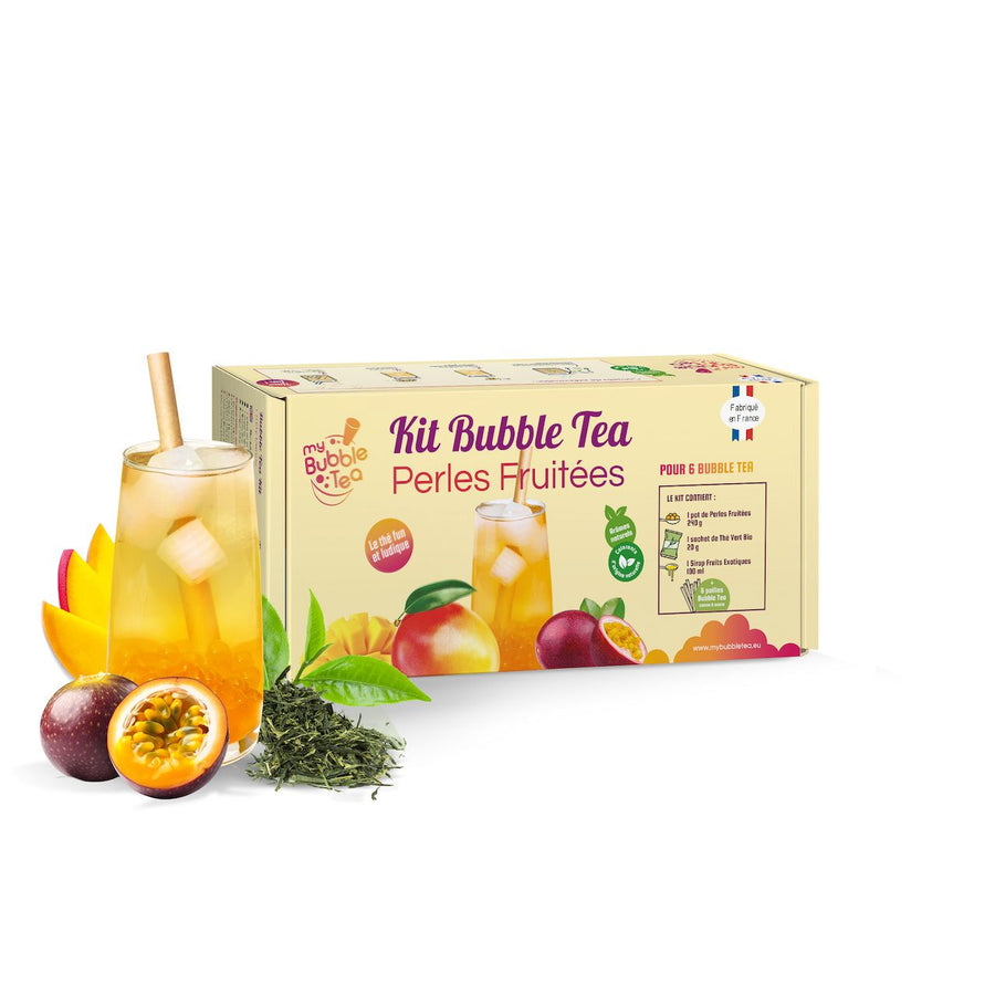 Bubble Tea Passionsfrucht Set Zutaten – Fruchtperlen und Zubehör