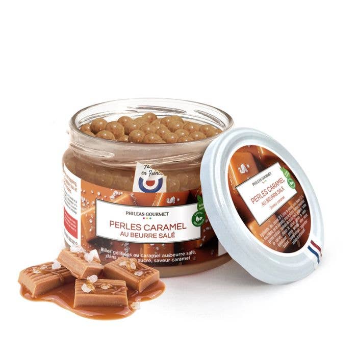 Salted Caramel Popping Boba 240g – Karamell Fruchtperlen für Bubble Tea