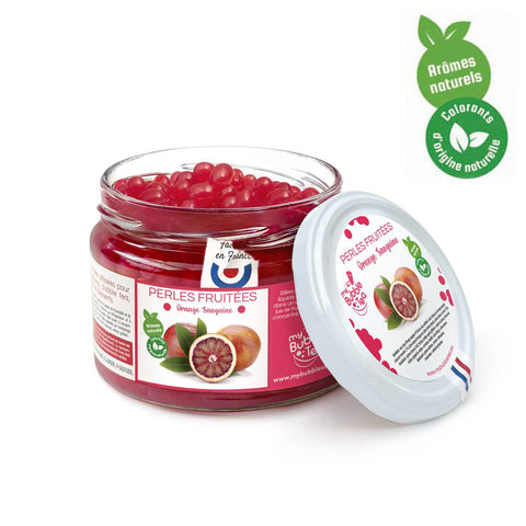 Bubble Tea Blutorangen Fruchtperlen 240g