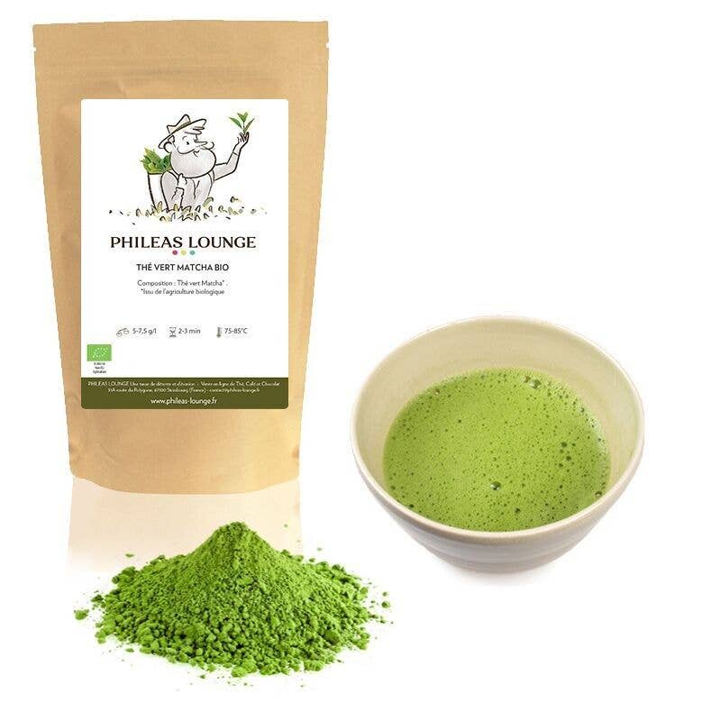 Bio Matcha Gruentee – Premium Pulver fuer Latte & Rezepte 100 g