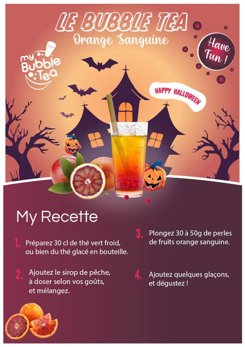 Bubble Tea Blutorangen Fruchtperlen 240g