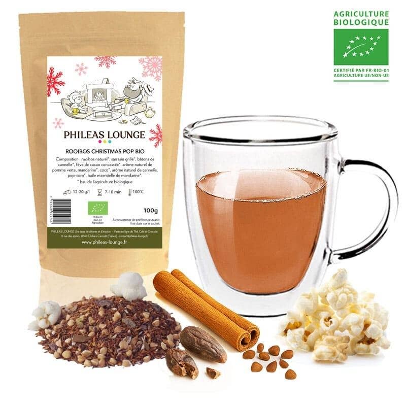Rooibos Christmas Pop Bio 100 g – Winterlich festlicher Rooibos Tee