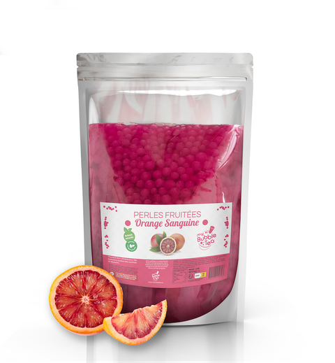 Blutorange Popping Boba 1,5 kg – Fruchtperlen für Bubble Tea Grosspackung kaufen