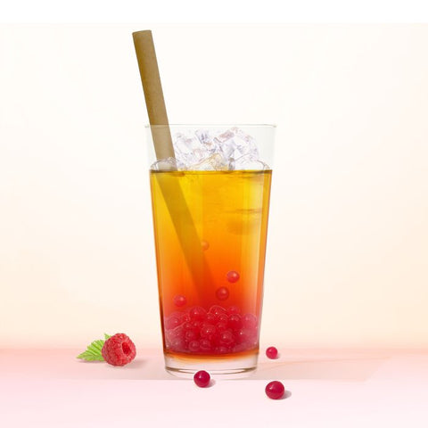 Bubble Tea Set Passionsfrucht & Himbeere für 6 Portionen