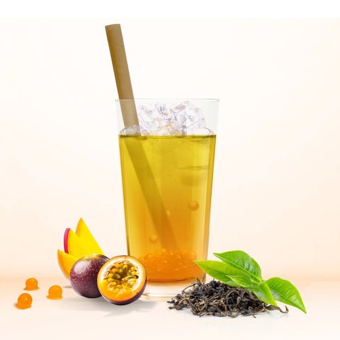 Bubble Tea Set für zu Hause - Passionsfrucht für 6 Portionen