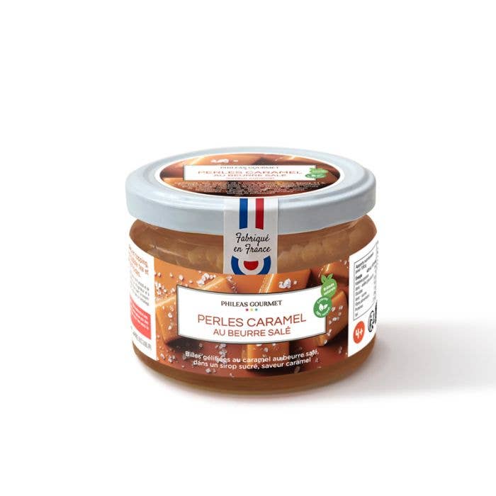 Salted Caramel Boba 240 g – Tapioka-Alternative für Bubble Tea & Desserts, Schweizer Shop