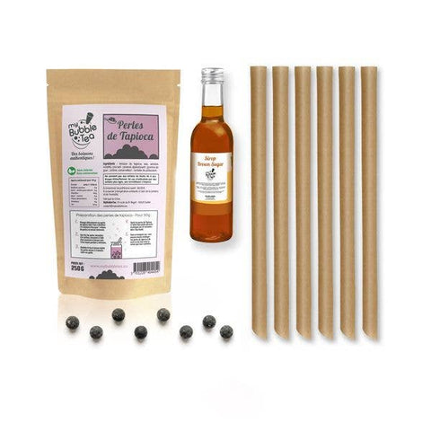 Brown-Sugar-Sirup und schwarze Tapiokaperlen – Zutaten für Tiger Milk Tea zuhause
