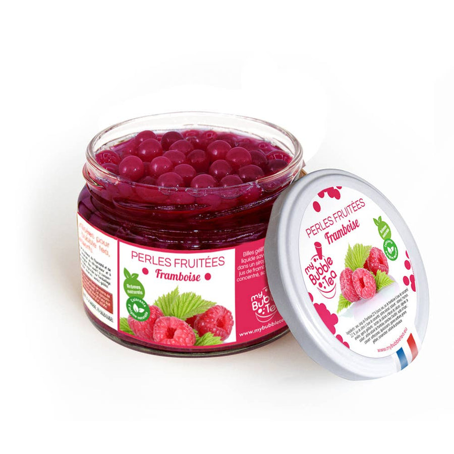 Himbeere Popping Boba 240g – Bubbletea zuhause geniessen, schnell geliefert in der Schweiz