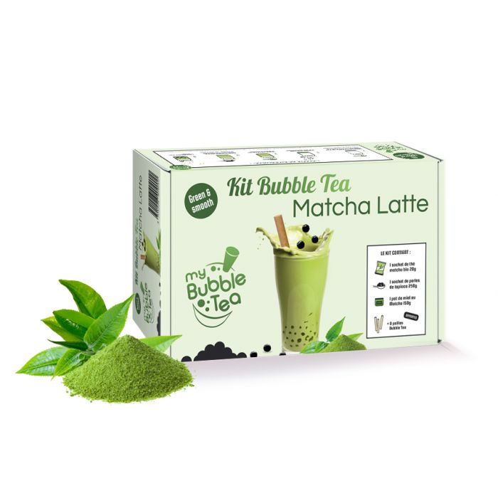 Matcha Latte Set Zutaten – Bio Matcha-Pulver und Zubehör für Latte Zuhause