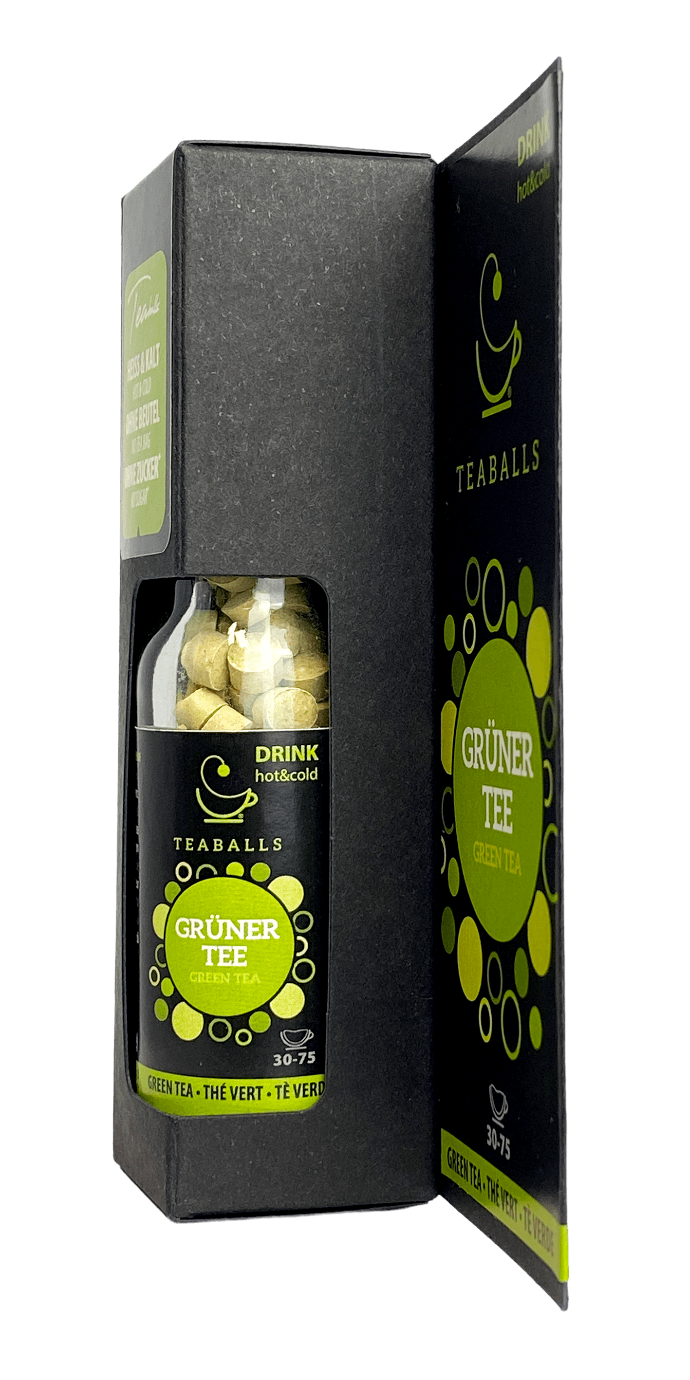 TEABALLS - Grüner Tee | BLACK SELECTION | 30-75 Tassen – Meinbubbletea ...